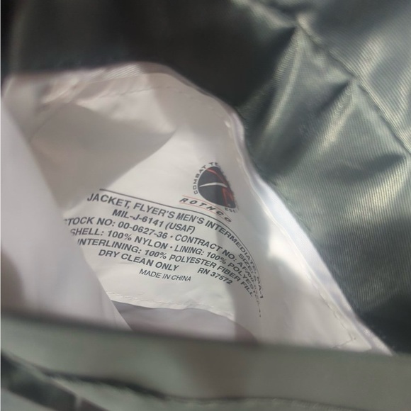 Military Green Bomber Jacket Operation Inherent Resolve Task Force Coat Men SML - Picture 6 of 9